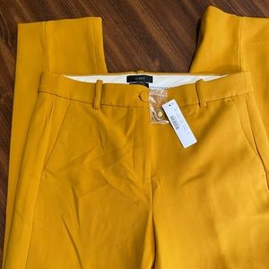 J Crew Cameron High Rise Pant Bronzed Ochre Size 8